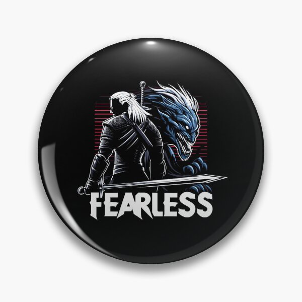 Item preview, Fearless - Monster Slayer a Midnight Beast - Dark Fantasy designed and sold by Fenay Designs.
