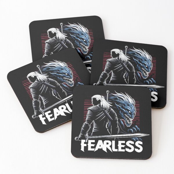 Item preview, Fearless - Monster Slayer a Midnight Beast - Dark Fantasy designed and sold by Fenay Designs.