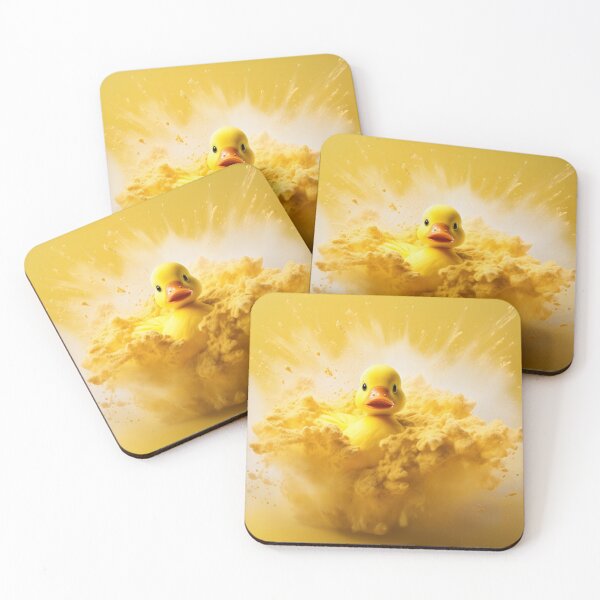Item preview, Toy Duck With Yellow Powder Explosion designed and sold by FireFXStudio.