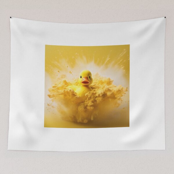 Item preview, Toy Duck With Yellow Powder Explosion designed and sold by FireFXStudio.