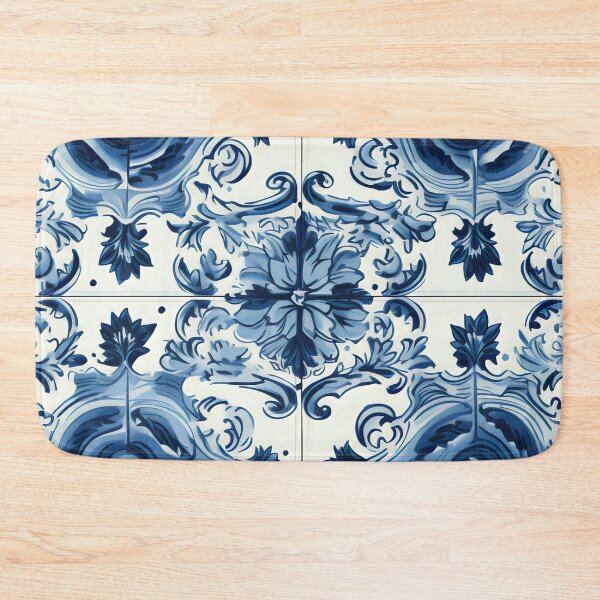 Item preview, Blue Tile Series 3 designed and sold by Hashola Designs.