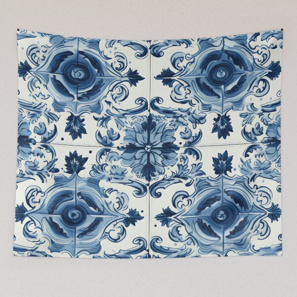 Item preview, Blue Tile Series 3 designed and sold by Hashola Designs.