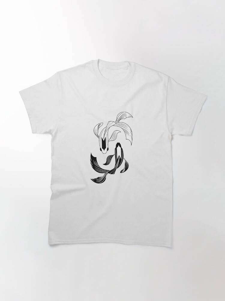 Thumbnail 3 of 7, Classic T-Shirt, Yin Yang Fish Sticker designed and sold by MADDesigns12.