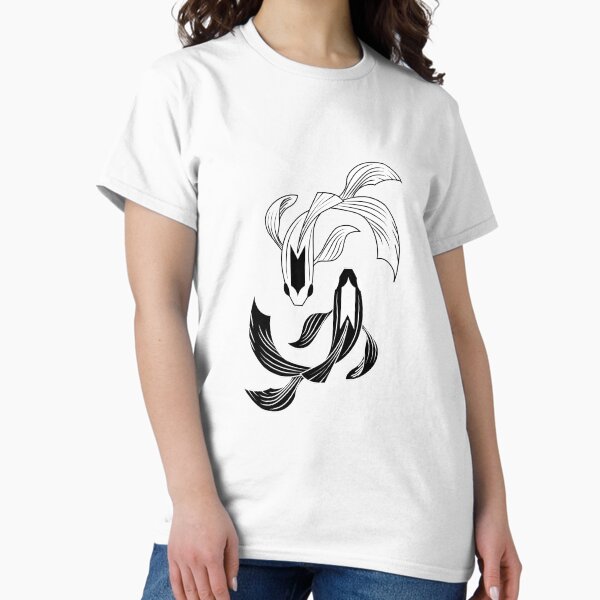 Yin Yang Fish Sticker Classic T-Shirt