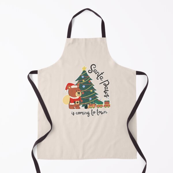 Item preview, Santa Paws is Coming to Town | Cute Santa Bear with Christmas Tree designed and sold by Kimochi-Shop.