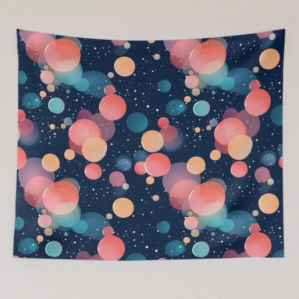 Item preview, Colorful Bubbles Pattern designed and sold by SamDoesDesign.