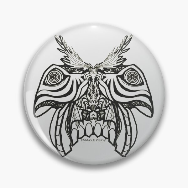 Item preview, Memento Mori Moth Zombie Design Art designed and sold by FunholeVision.