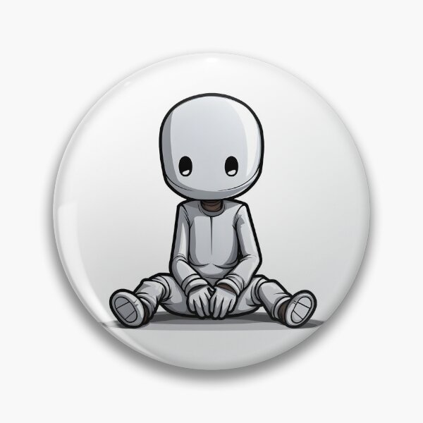 Aperçu de l'œuvre Mec solitaire Sticker créée et vendue par SamDoesDesign.