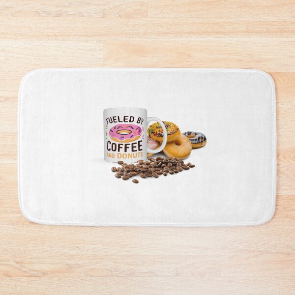 Item preview, Fueled by Coffee and Donuts designed and sold by NickTaroDesign.