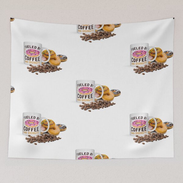 Item preview, Fueled by Coffee and Donuts designed and sold by NickTaroDesign.