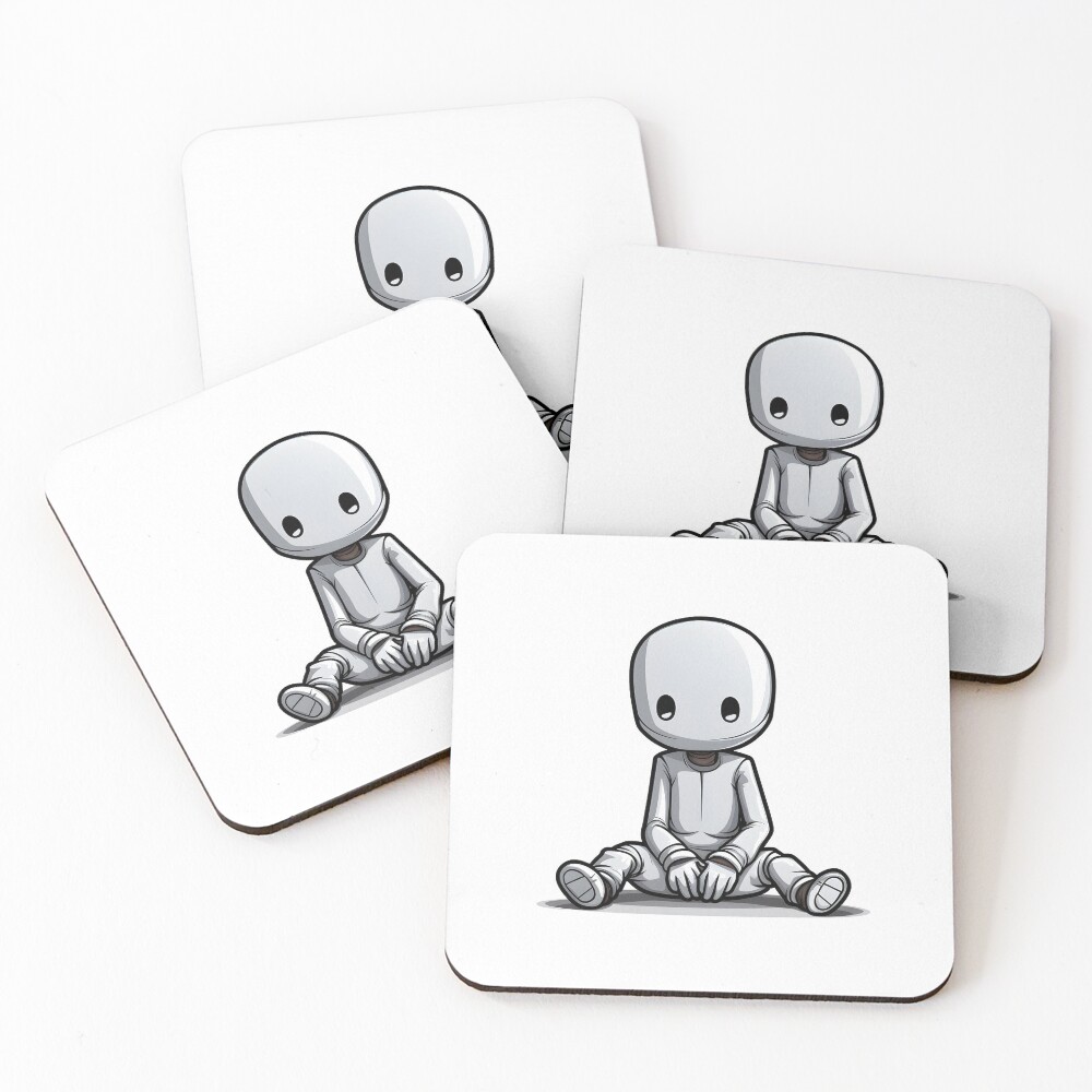 Aperçu de l'œuvre Dessous de verre (lot de 4) créée et vendue par SamDoesDesign.
