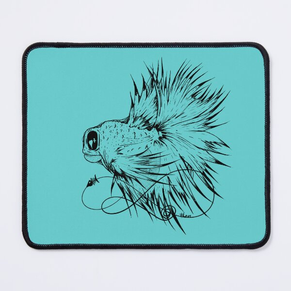 Item preview, Zombie fighting fish designed and sold by EMMJ-ART.
