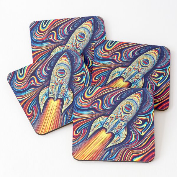 Item preview, Psychedelic Rocket designed and sold by NeatSplash.