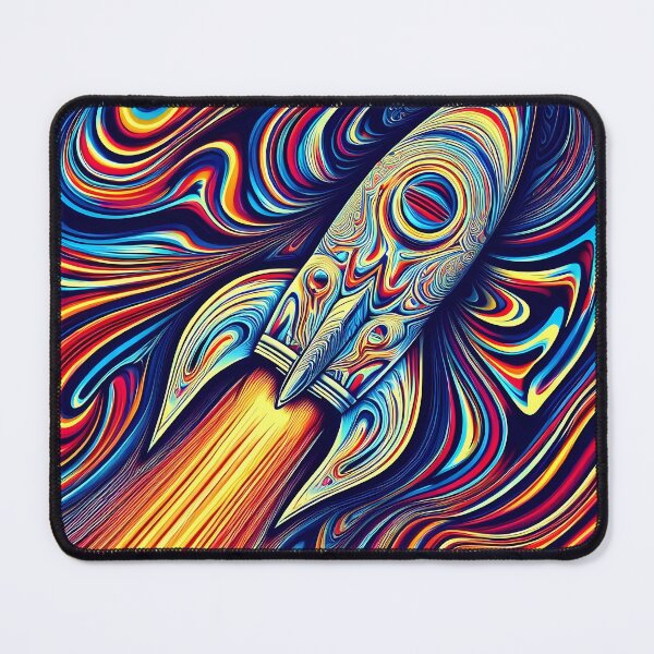 Item preview, Psychedelic Rocket designed and sold by NeatSplash.