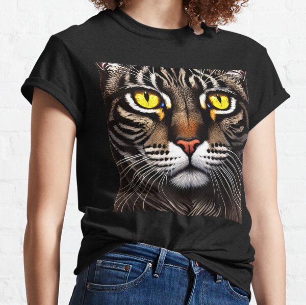 White Tiger Watercolor Ladies' T-shirt Women's Tees 