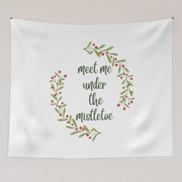 Item preview, Meet Me Under The Mistletoe designed and sold by OscarAndOphelia.