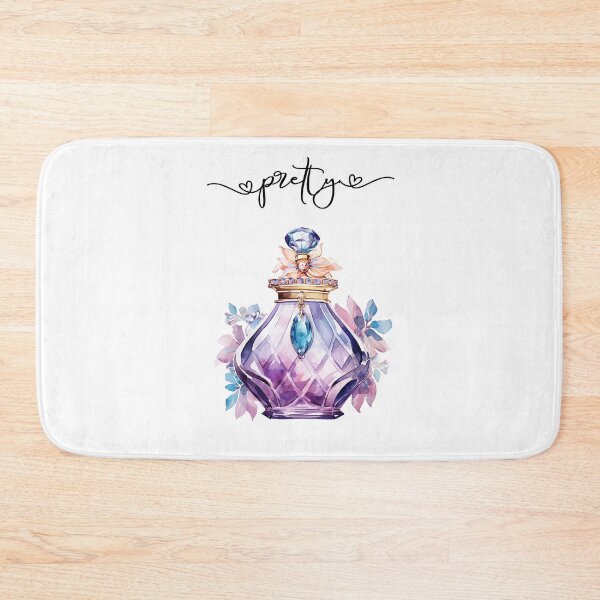 Item preview, Pretty Chic Perfume Bottle with Jewels Gems Watercolor Art designed and sold by adriana-holmes.