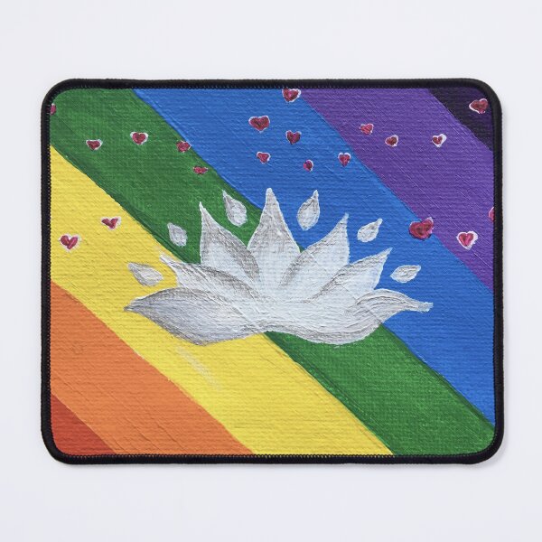 Item preview, Rainbow lotus designed and sold by zenflowcreative.
