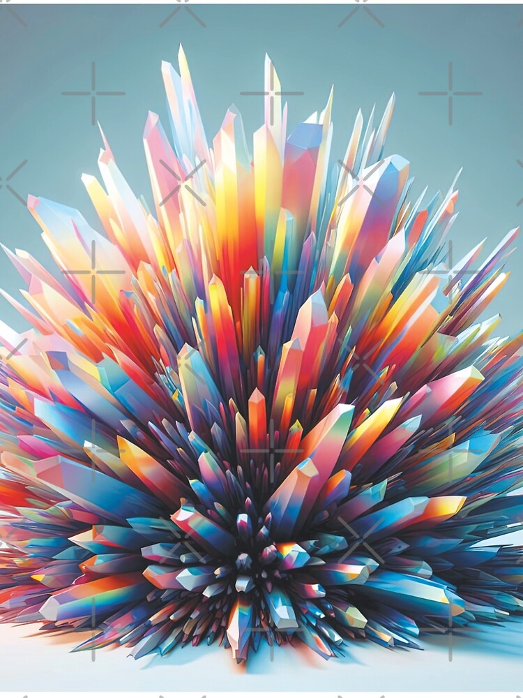 Thumbnail 5 of 5, A-Line Dress, Exploding Abstract Polygon designed and sold by AtithasosTragos.