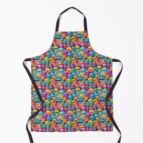 Item preview, Colorful Monsters with Party Hats designed and sold by justmuhammadhbu.