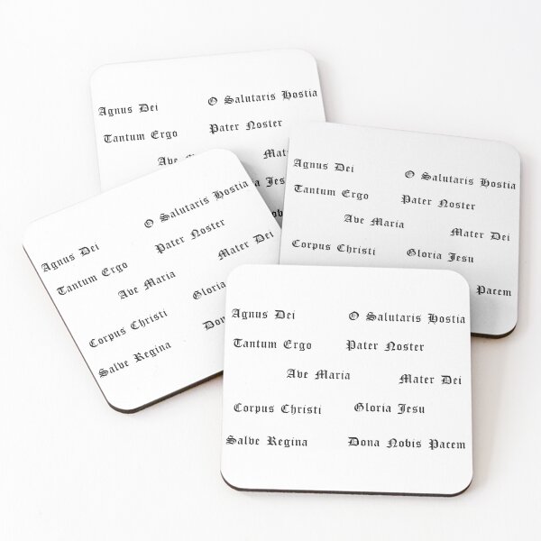 Item preview, Latin Catholic titles designed and sold by AveMariaArt.