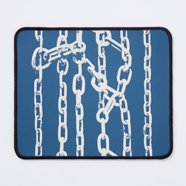 Item preview, Chains pattern cyanotype designed and sold by Metapaleta.