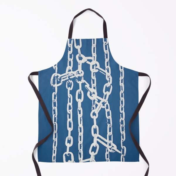 Item preview, Chains pattern cyanotype designed and sold by Metapaleta.