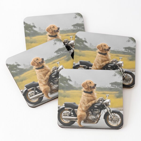 Item preview, dog on a motorbike designed and sold by Periush.