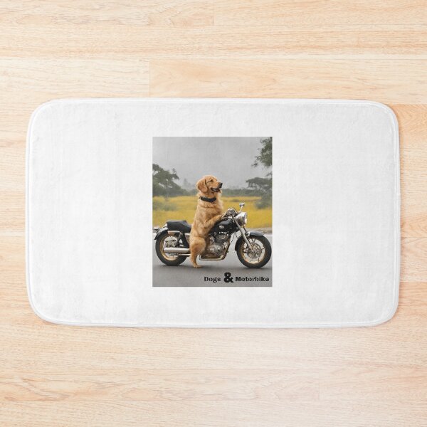 Item preview, dog on a motorbike designed and sold by Periush.
