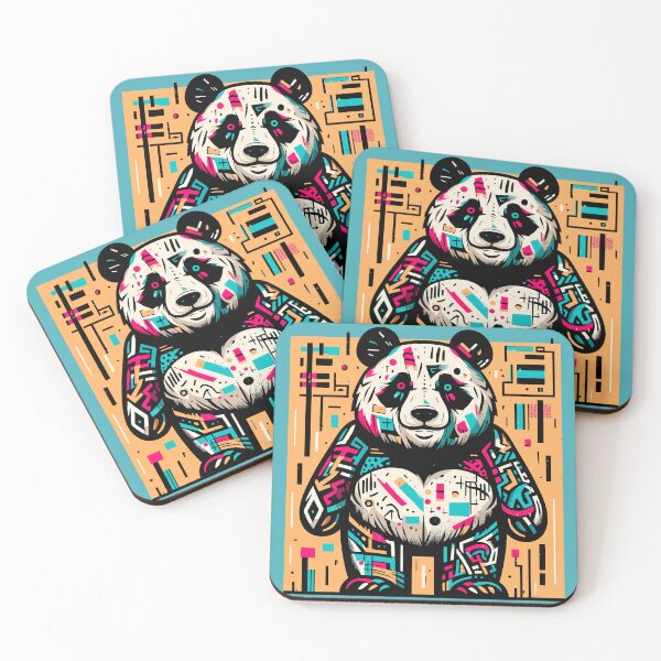 Item preview, Panda King - Neo Expressionism Street Art designed and sold by Kittyzens.