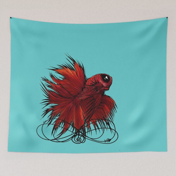 Item preview, Zombie fighting fish designed and sold by EMMJ-ART.