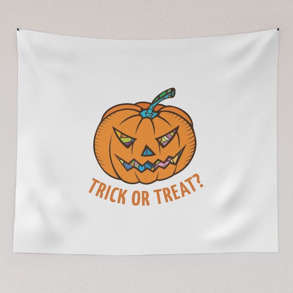 Item preview, trick or treat halloween pumpkin designed and sold by yaZzaboy.