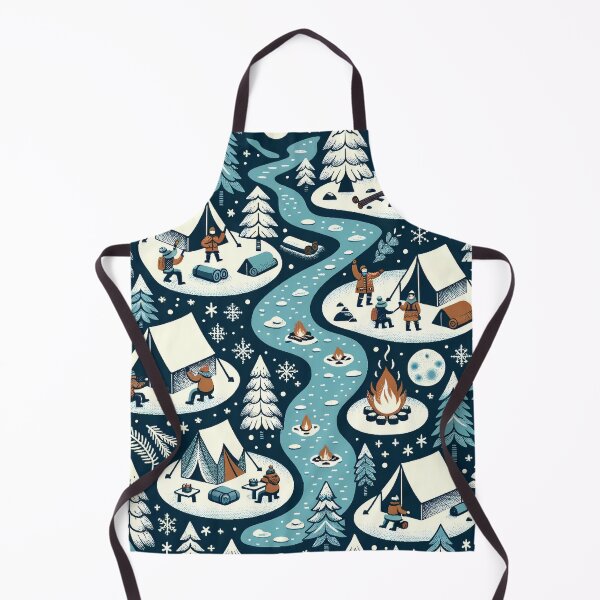 Item preview, Winter Pattern Design - Snowflakes, Mittens, and Cozy Vibes designed and sold by The-Library.