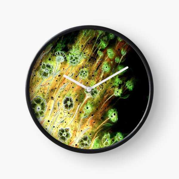 Irish Flowers Clock