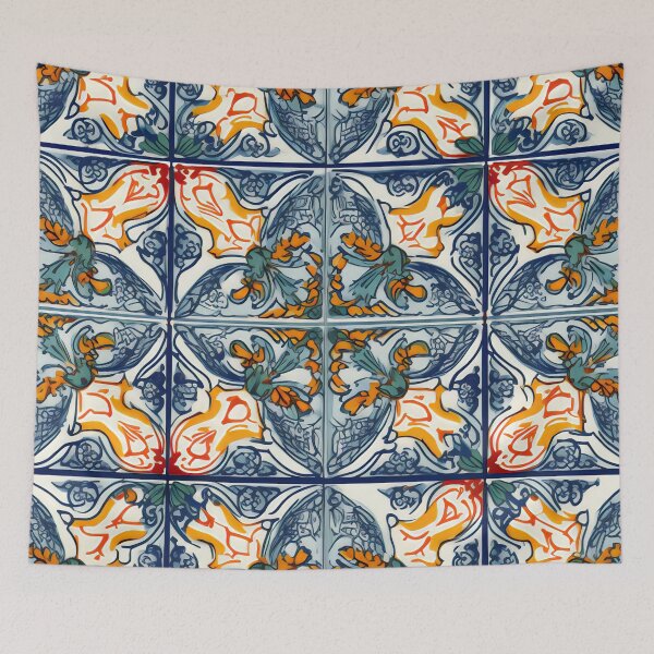 Item preview, Colorful Tile Series 4 designed and sold by Hashola Designs.