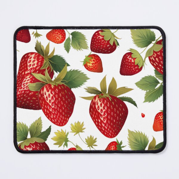 Item preview, Colorful Strawberry Pattern designed and sold by ArtVibeInk.