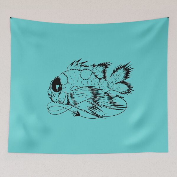 Item preview, Zombie saltwater fish designed and sold by EMMJ-ART.