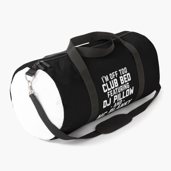 Item preview, Club Bed DJ Pillow MC Blanky Funny EDM Music Quote designed and sold by quarantine81.
