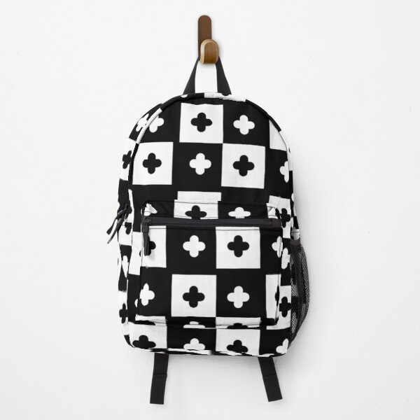 Item preview, Black and White Plus on Squares,Checkerboard Pattern, Gift for Minimalists, Mathematicians designed and sold by PenguinForests.