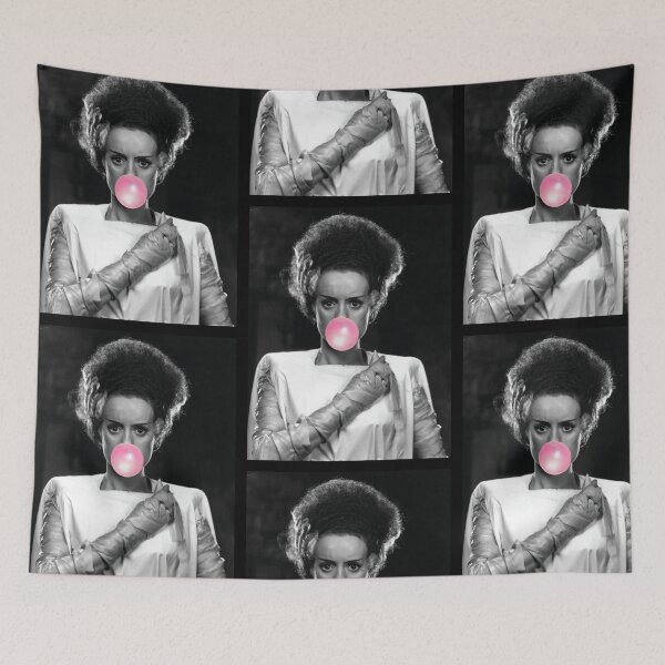 Item preview, Bride of Frankenstein Blowing Bubbles designed and sold by QuidnuncDesigns.
