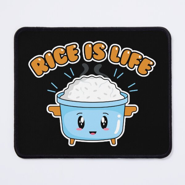 Item preview, RICE IS LIFE - Cute Anime Rice Pot - Asian Culture designed and sold by Darling DeDe.
