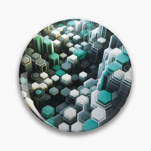 Item preview, Abstract 3D Hexagons designed and sold by AtithasosTragos.