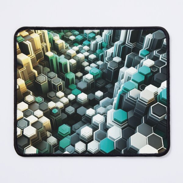 Item preview, Abstract 3D Hexagons designed and sold by AtithasosTragos.