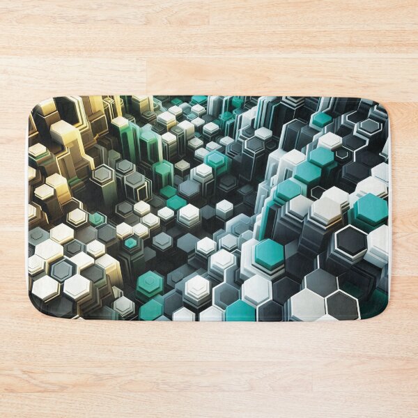 Item preview, Abstract 3D Hexagons designed and sold by AtithasosTragos.