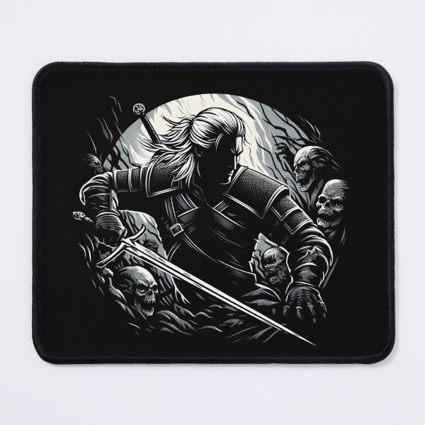 Item preview, Monster Slayer Battles the Undead - Dark Fantasy designed and sold by Fenay Designs.