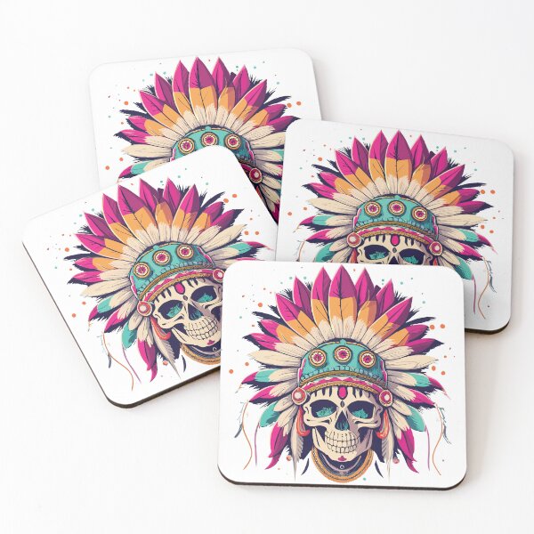 Item preview, Old Indian skull designed and sold by moitie.