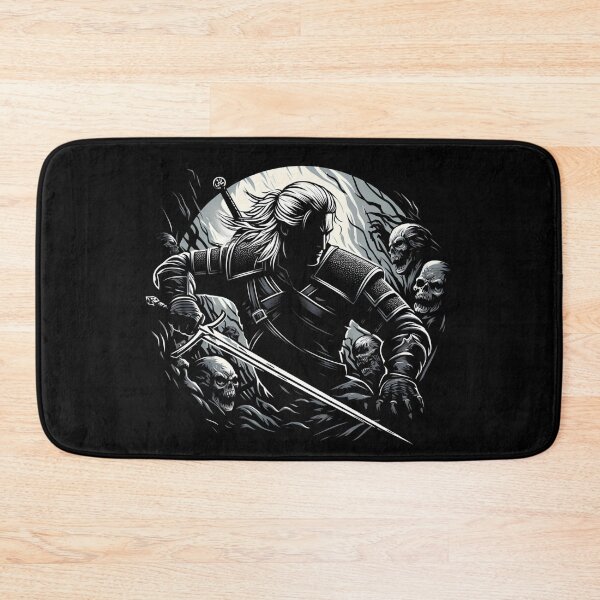 Item preview, Monster Slayer Battles the Undead - Dark Fantasy designed and sold by Fenay Designs.