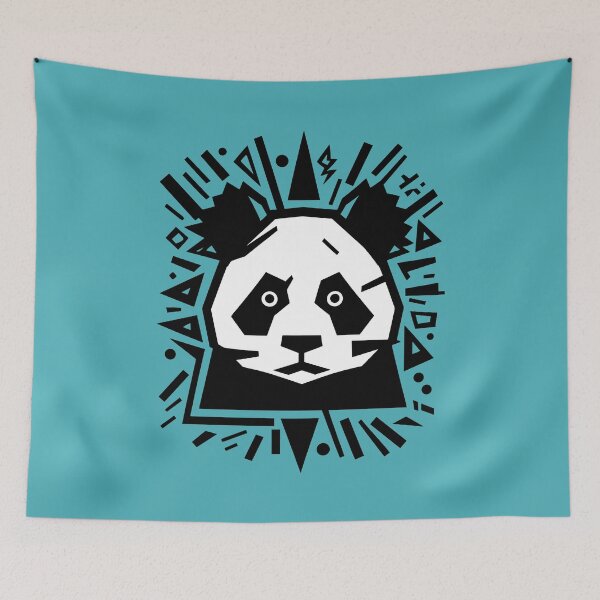 Item preview, Panda King - Neo Expressionism Street Art designed and sold by Kittyzens.