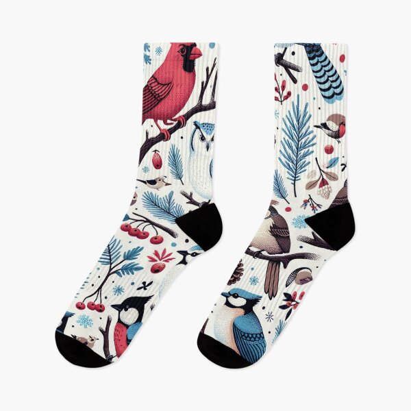 Item preview, Winter Pattern Design - Snowflakes, Mittens, and Cozy Vibes designed and sold by The-Library.