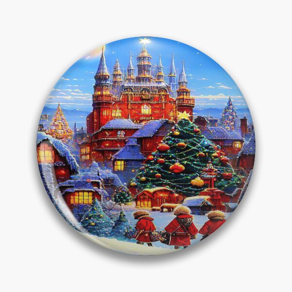 Artikelvorschau, Winterzauber, Weihnachtsstadt und vier Freunde. entworfen und verkauft von Giulivo Store Graphic.